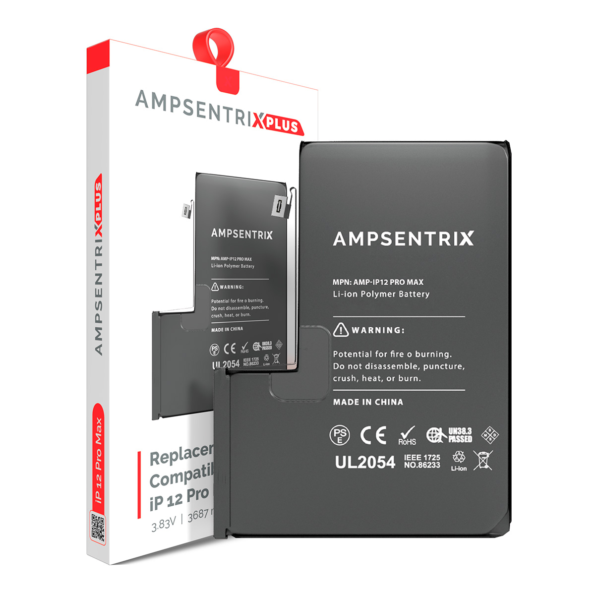 Bateria Ampsentrix Plus iPhone 12 Pro Max